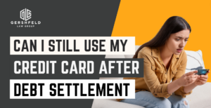 can i still use my credit card after debt settlement