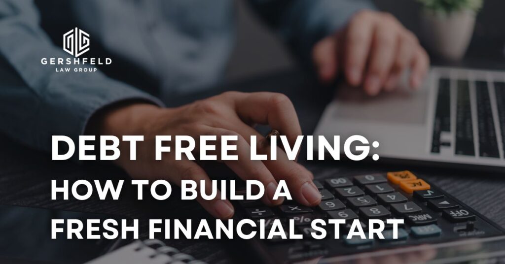 Person celebrating financial freedom with family