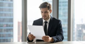 business owner stressed over merchant cash advance agreement