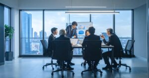 Business debt lawyer explaining Chapter 7 and Chapter 11 bankruptcy options